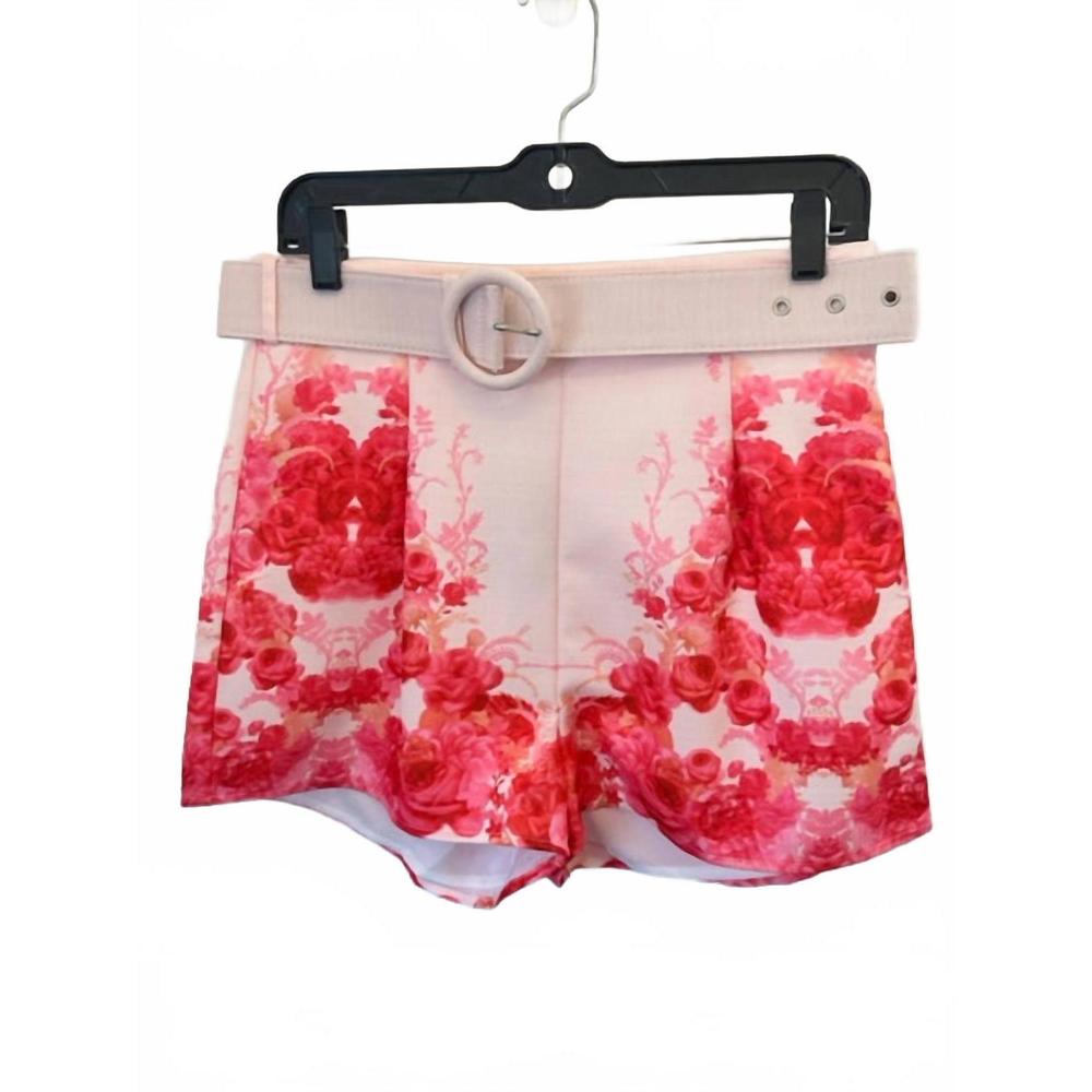 NEW MAINSTRIP women's luminosity floral shorts in pink